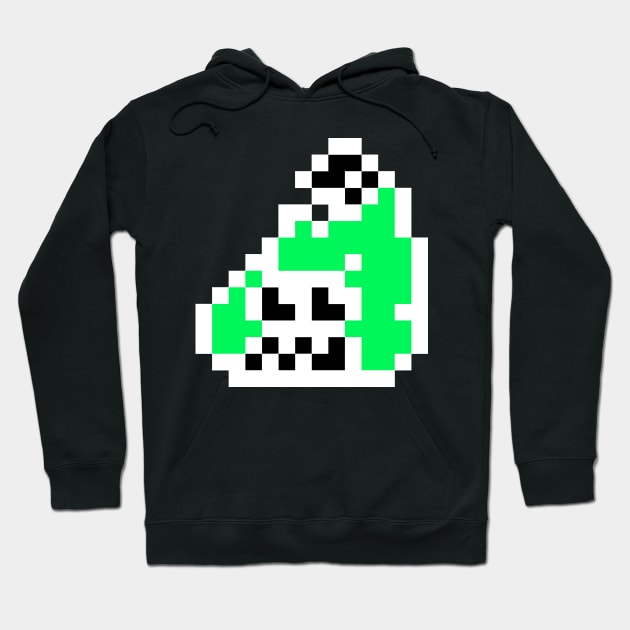 Black 8-Bit FishFry Hoodie by muchuchubacca